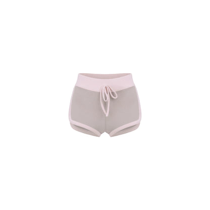 Gray Pink Sweetheart Jacket + Shorts