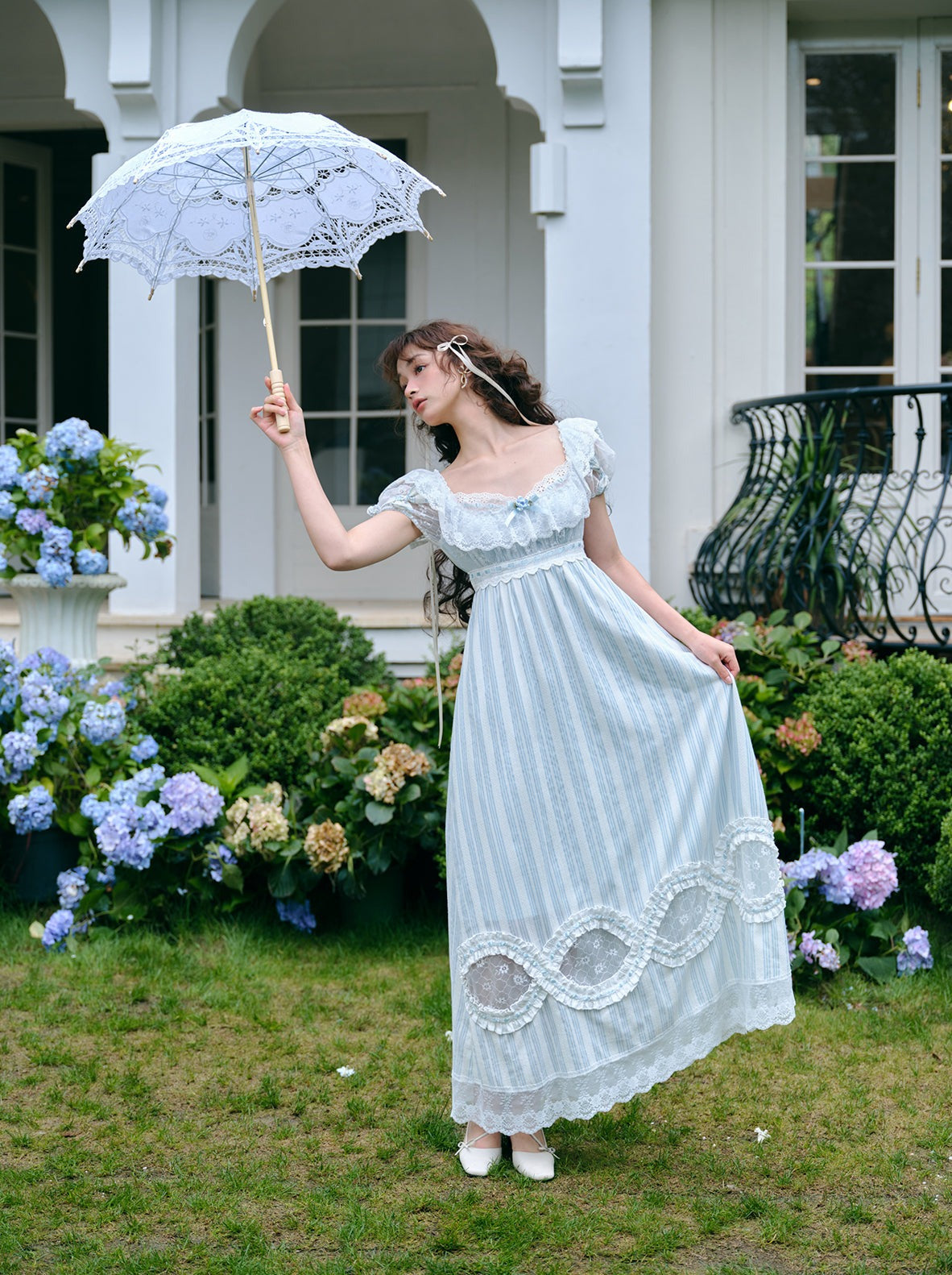 Elegant Retro Summer Long Dress