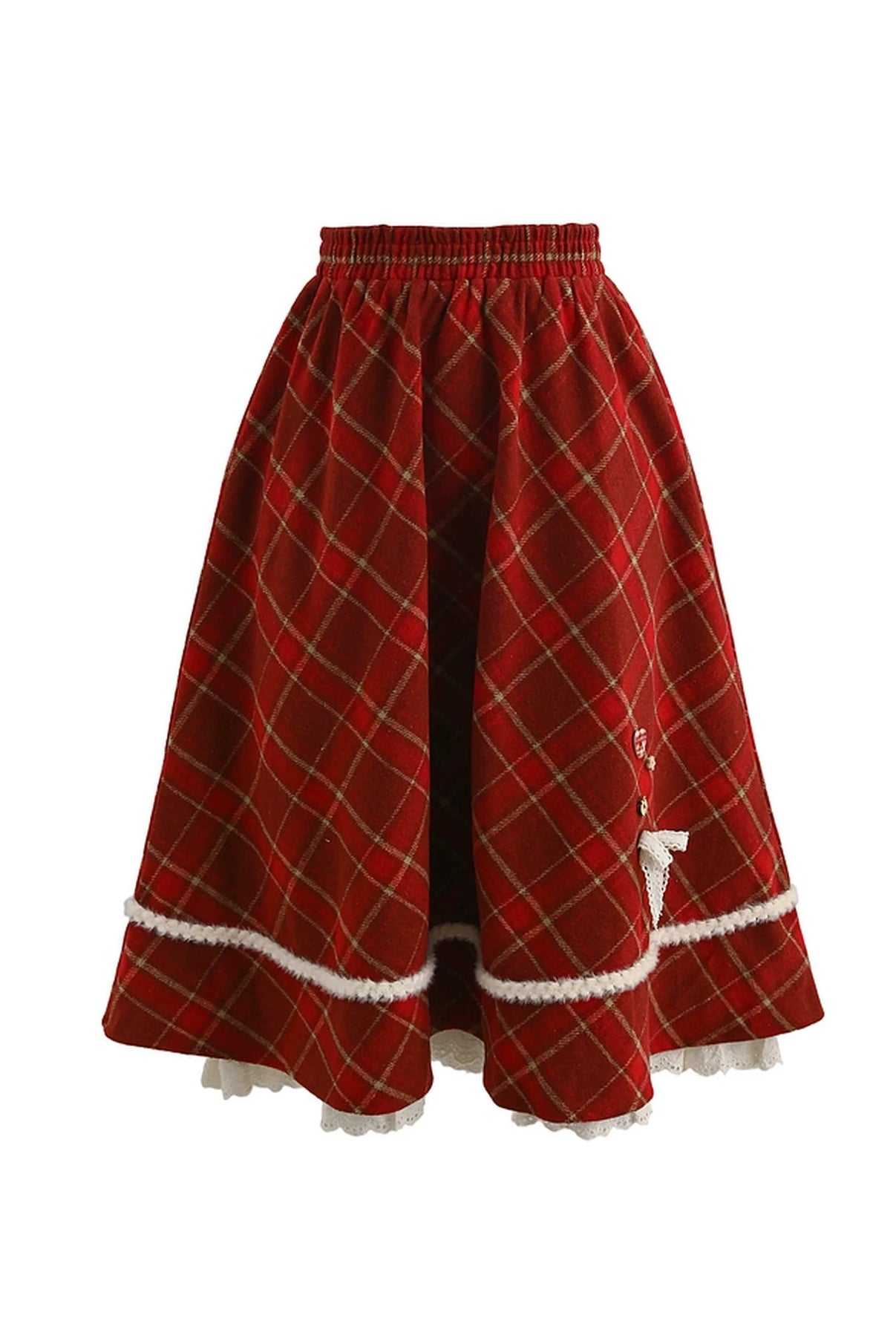 レトロガーリーチェックスカート