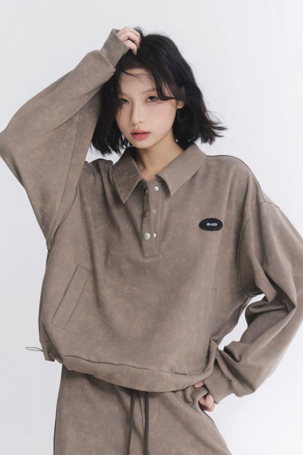 Sweatshirt and cargo pants set-up