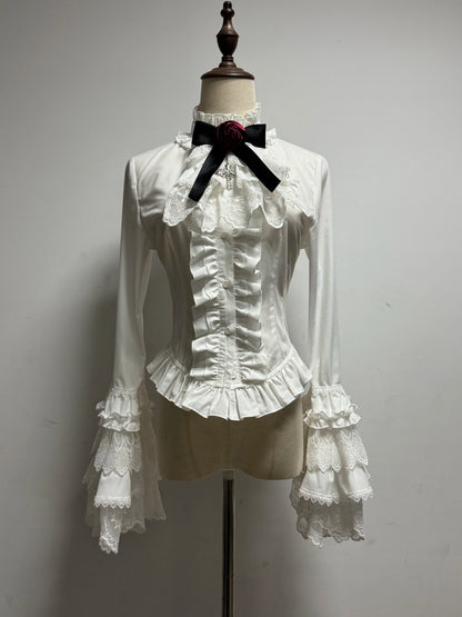 【12月26日予約締切】ブラッドムーンローズラッフルシャツ＋ゴージャスコルセットスカート＋ボレロジャケット＋ヘアバンド