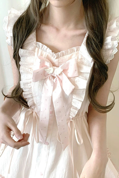 Cherry Blossom Ruffle Dress