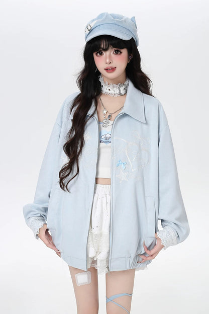 サブカラールーズジャケット