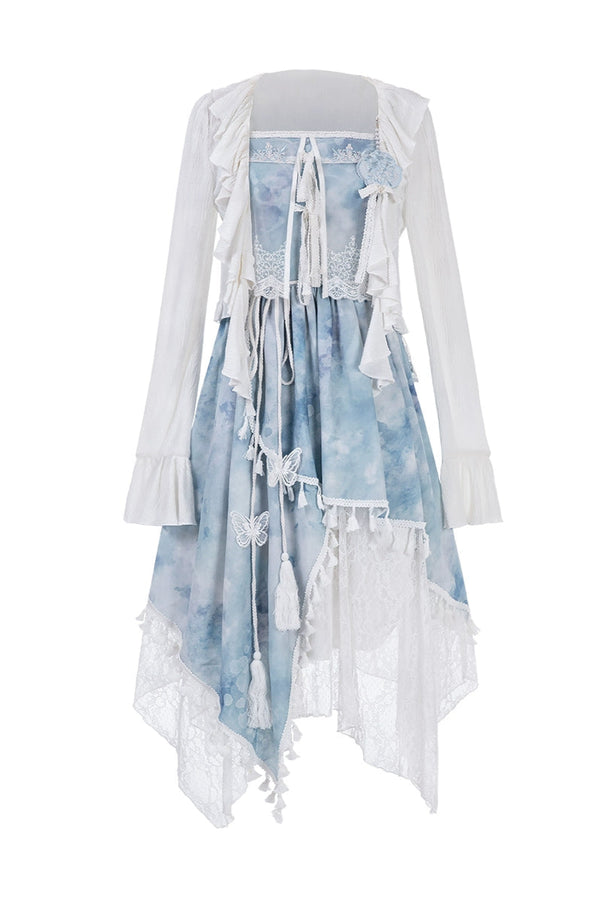 チャイナガールアイスドレス+カーディガン