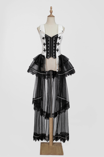 ダークローズゴシックプリンセスロリータセット+ダークローズゴシックプリンスロリータセット