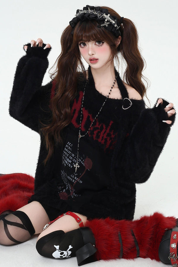 Soft Slouchy Mink Style Sweater