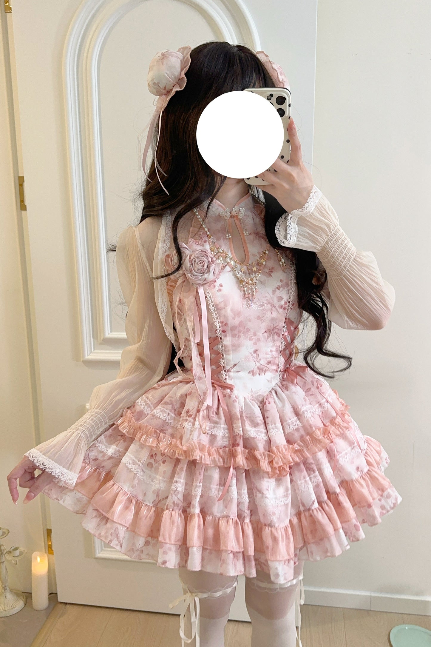 Peach Sugar Sweet Lolita Dress