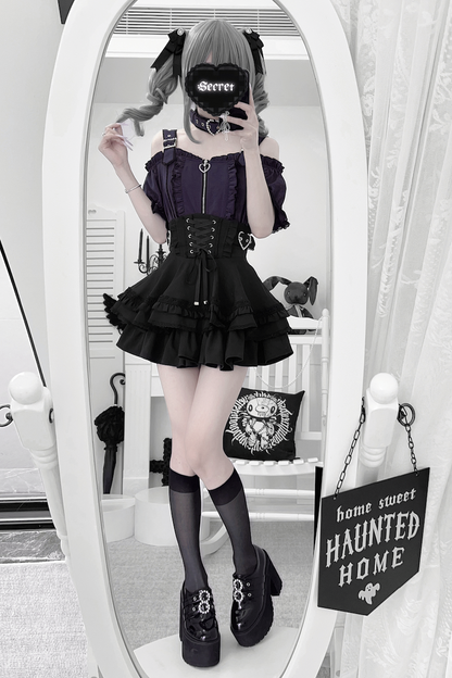 Subculture Heartbeat Top + Flared Skirt