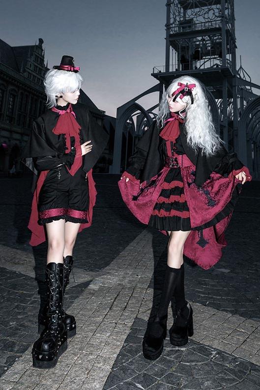 [September 15 Reservation Deadline] Nightmare Black Red Gothic Tsu Ins Prince Suit