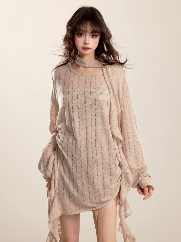 シアーモードアシメトップス