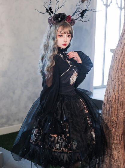 Retro Gothic Dark Lolita