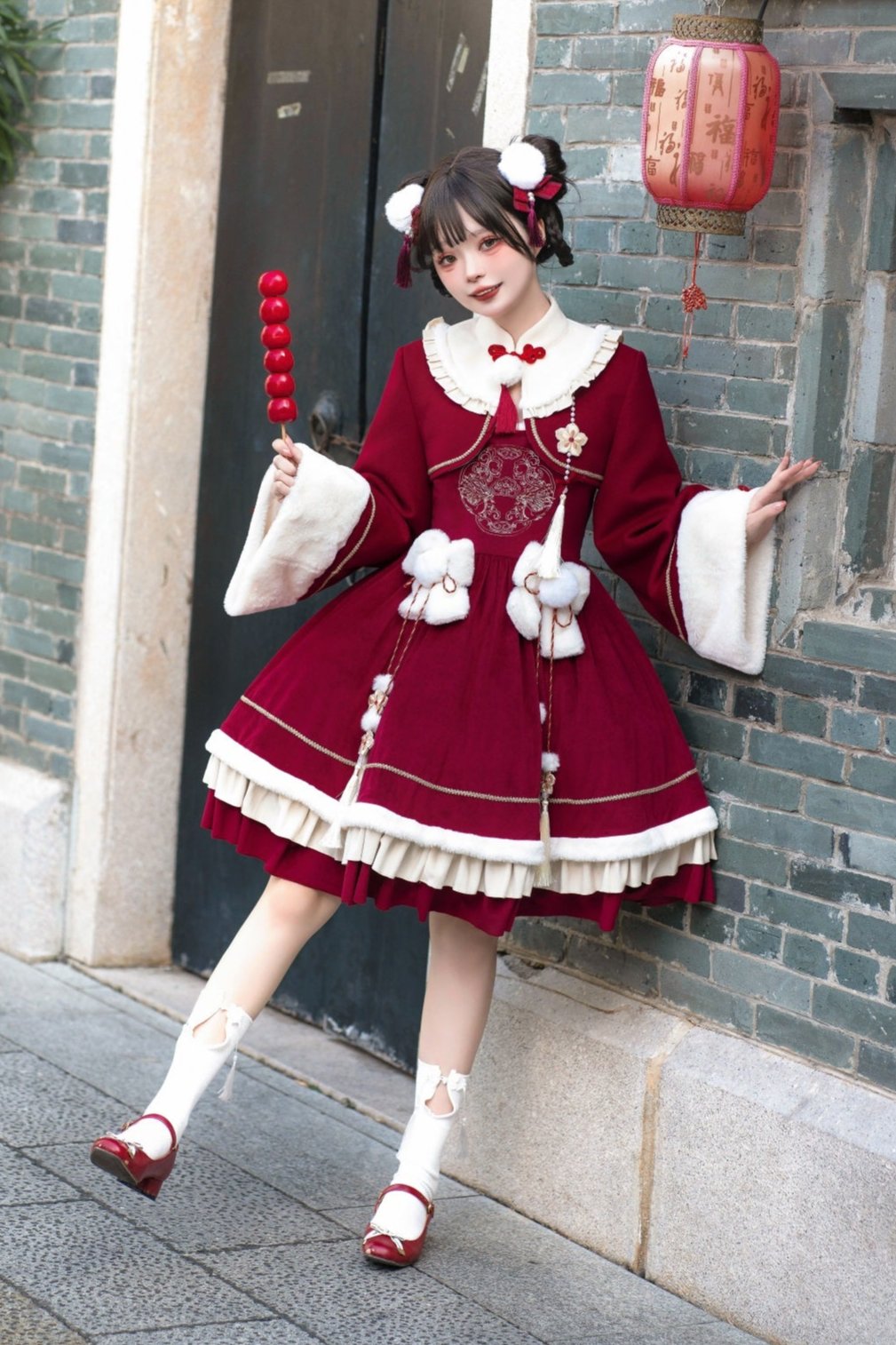 New Year Chinese Style Lolita Dress Set-Up