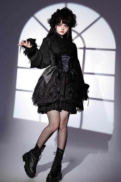 [Reservation deadline on October 15] Color Window Classical Elegant Gothic Lolita Dress/Shirt/Apron