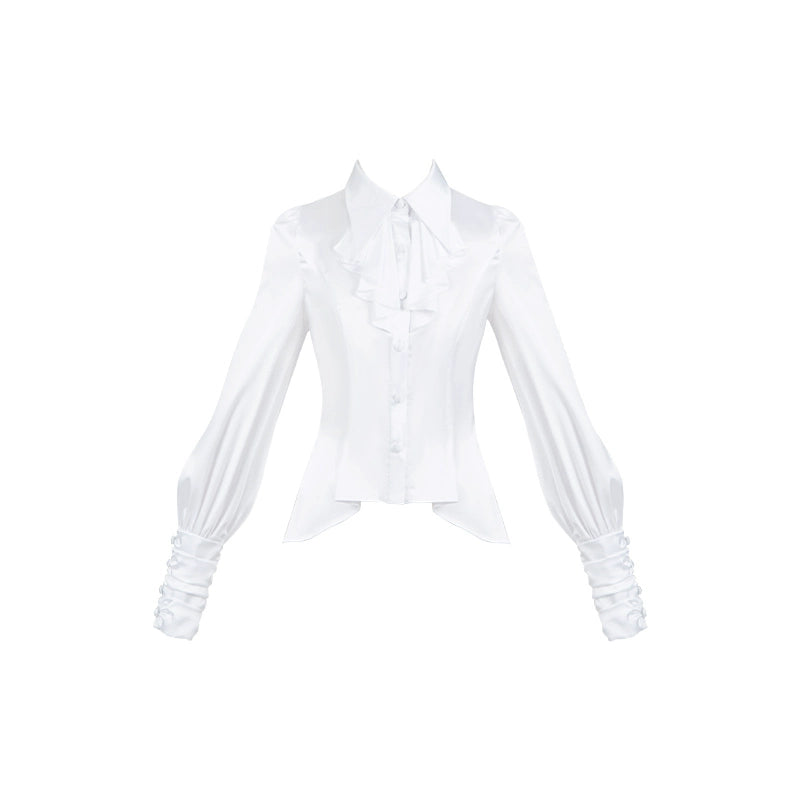 Conjunto de vestido y camisa con sujetador de muelles góticos