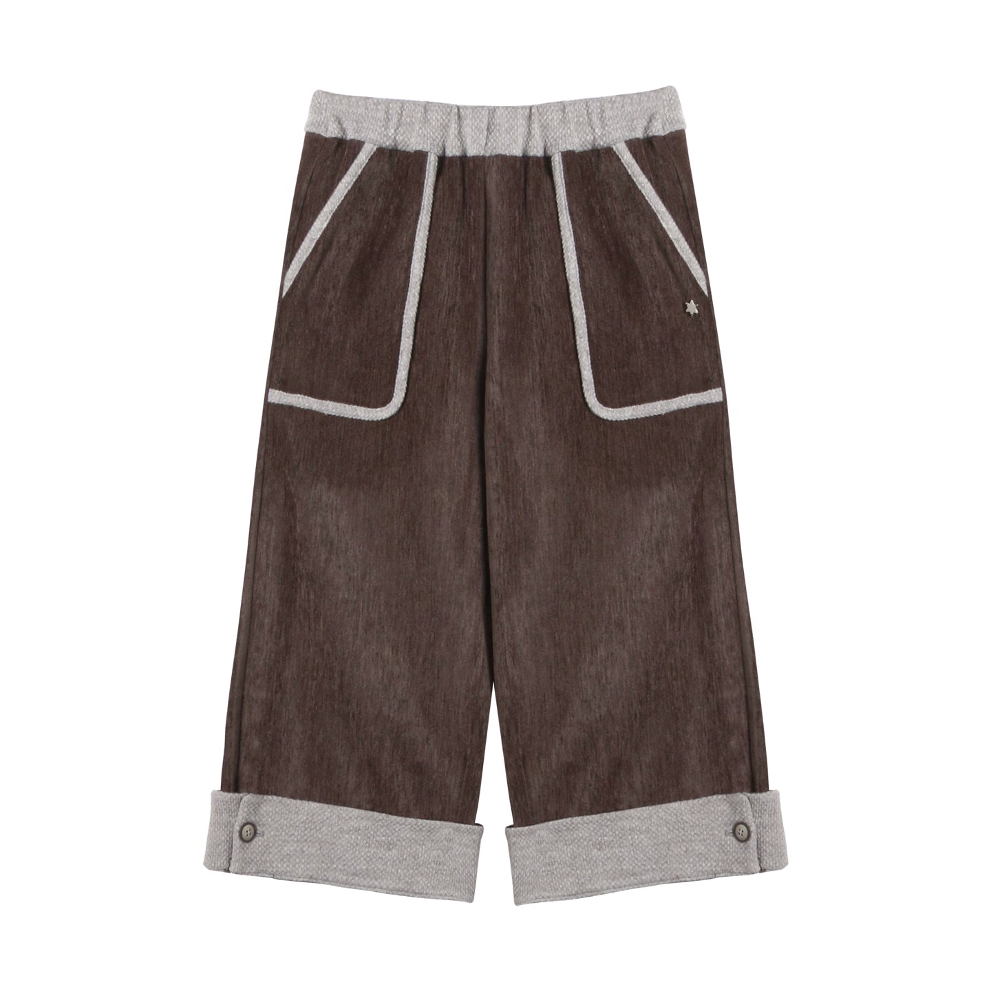 マルチポケットカジュアルロングパンツ+ロールアップワイドレッグミディアムパンツ