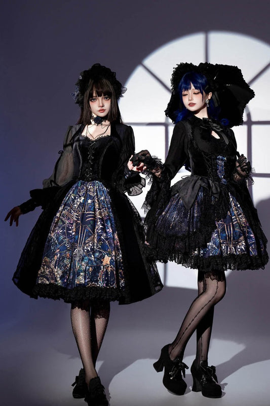 [Reservation deadline on October 15] Color Window Classical Elegant Gothic Lolita Dress/Shirt/Apron