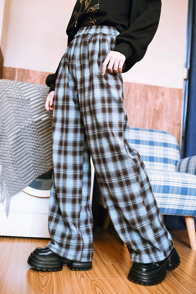 チェックヴィンテージデザインパンツ