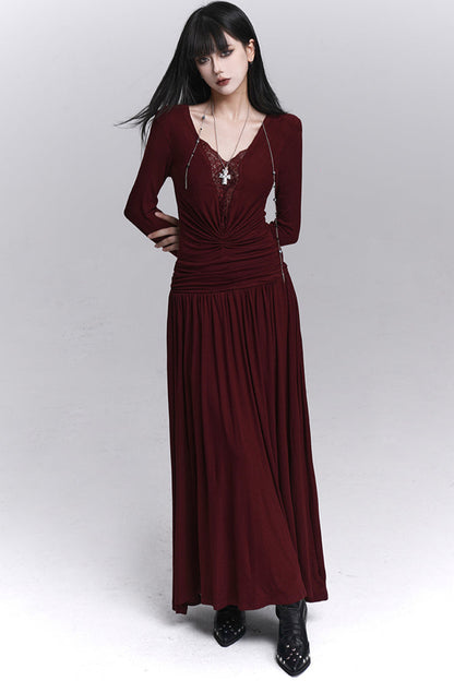 Mode Dark Long Dress