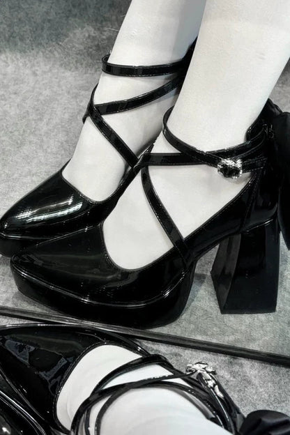 エレガントゴシックロリータヒール