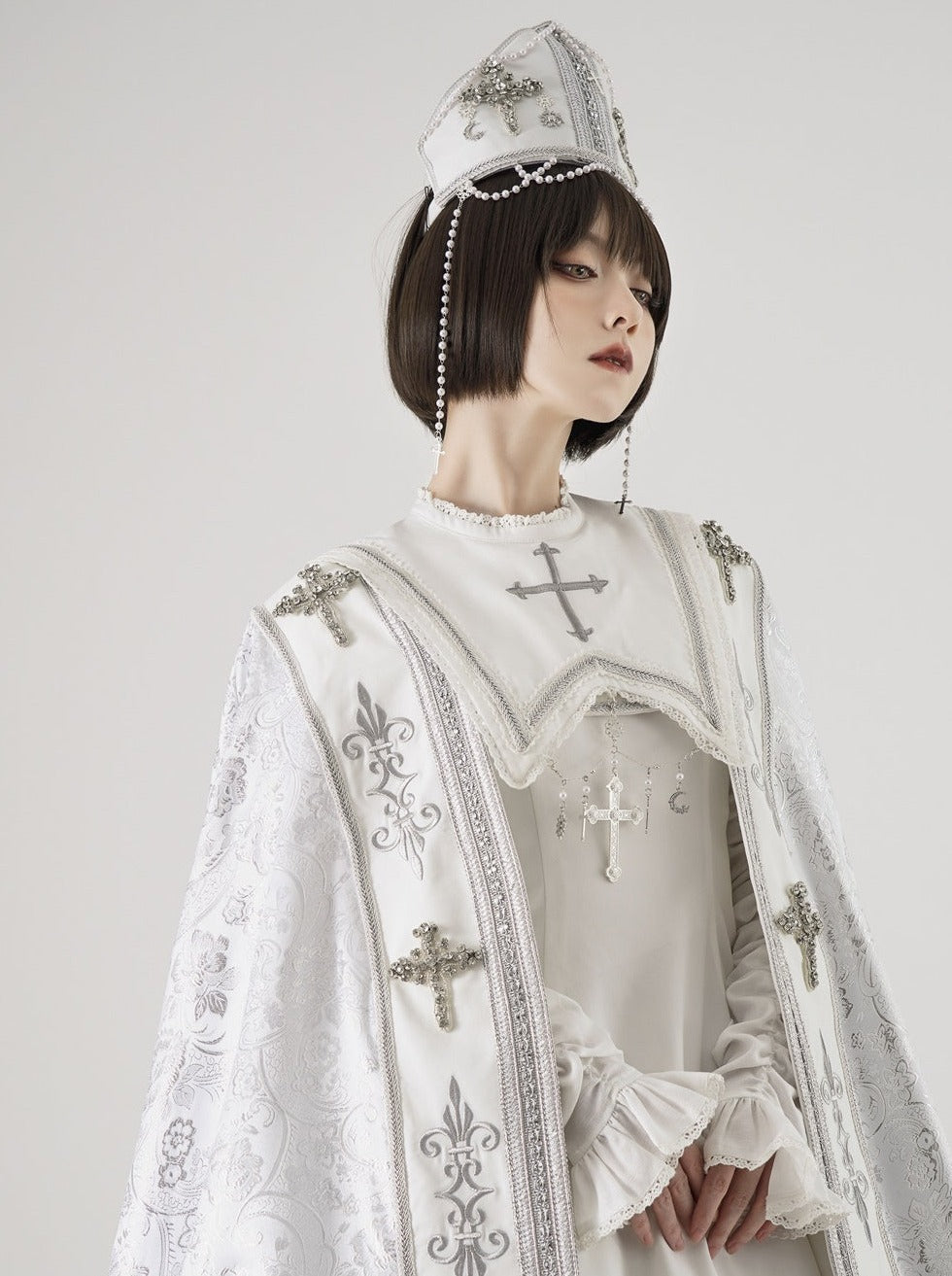 Moon Cross Pure White Lolita Dress – Belchic