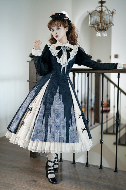 [Reservation deadline on October 22] Church Bell Elegant Gothic Classical Dress