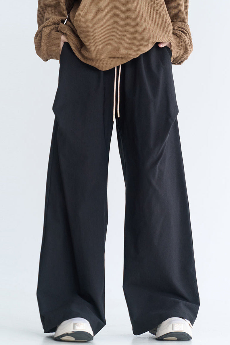 Minimalist Wide Leg Casual Pants
