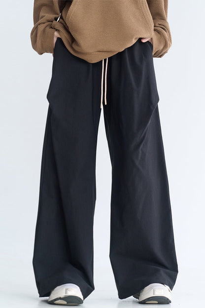 Minimalist Wide Leg Casual Pants