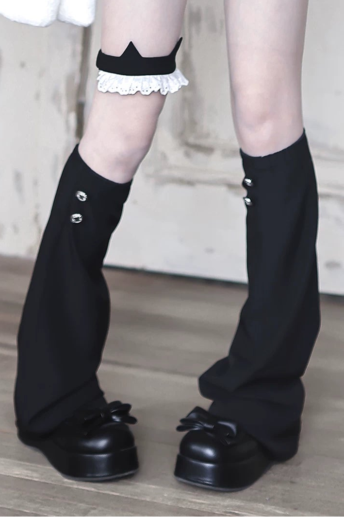 [Pre-order Deadline: June 29] Vintage Black x White Polka Dot Series Accessories (Cat Ear Headband, Leg Warmers, Cat Ear Leg Ring)