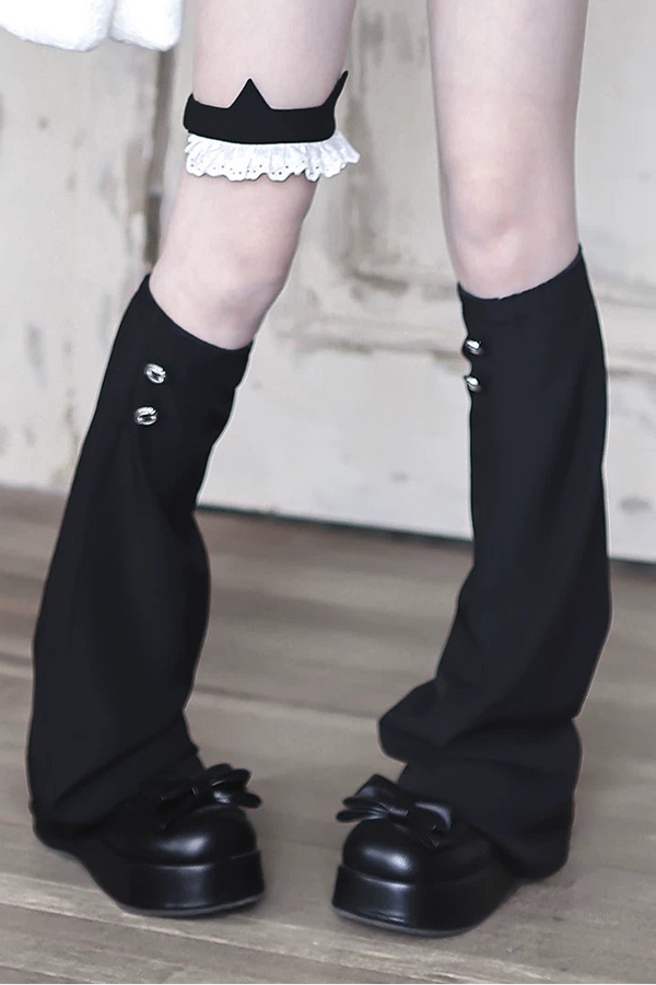 [Pre-order Deadline: June 29] Vintage Black x White Polka Dot Series Accessories (Cat Ear Headband, Leg Warmers, Cat Ear Leg Ring)