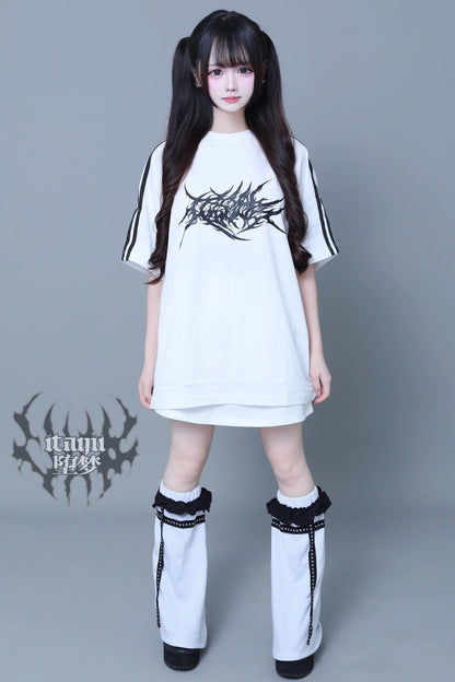 サブカルフリルTシャツセットアップ