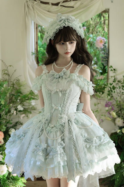 [Order Deadline: October 3] Pearl Rose Ballet Style Pure Elegant Dress
