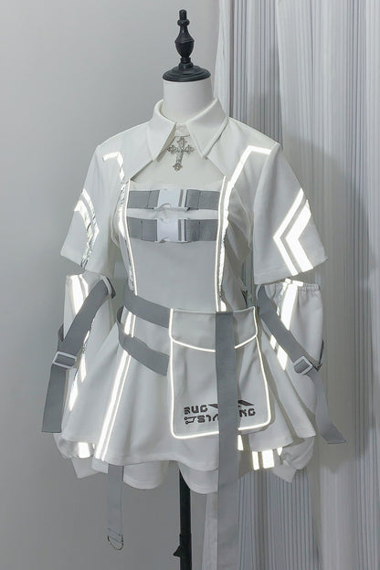 Cyber Punk Reflective Suit