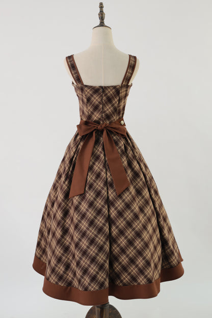 [Reservation Deadline February 3rd] Vintage Detective Series Lapel Cape + Flap Collar Jumper Skirt + Ribbon Brooch