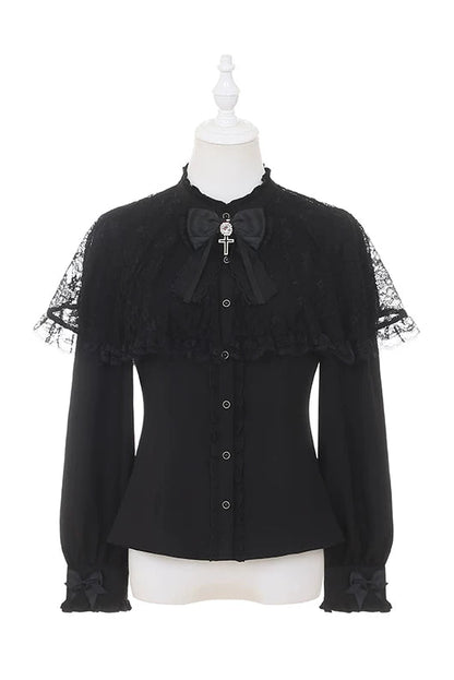 Hemd im Cape-Stil + Kreuzrock + Hut