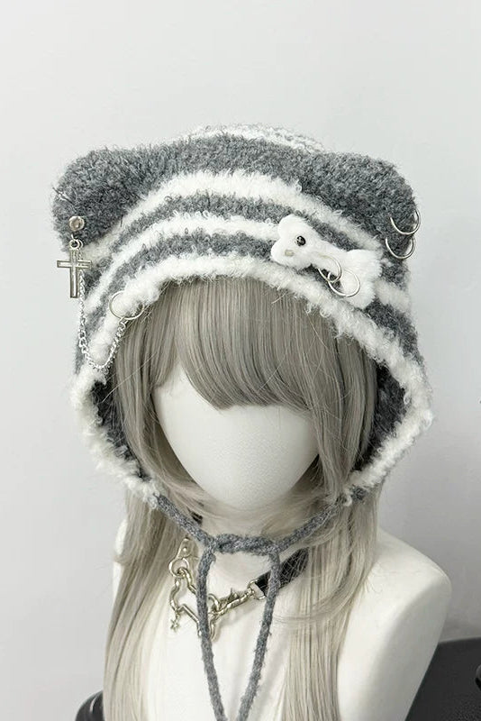 Cat Ear Knit Hat