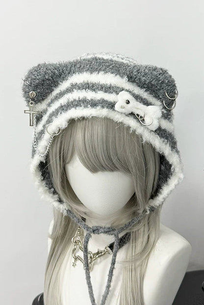 Cat Ear Knit Hat