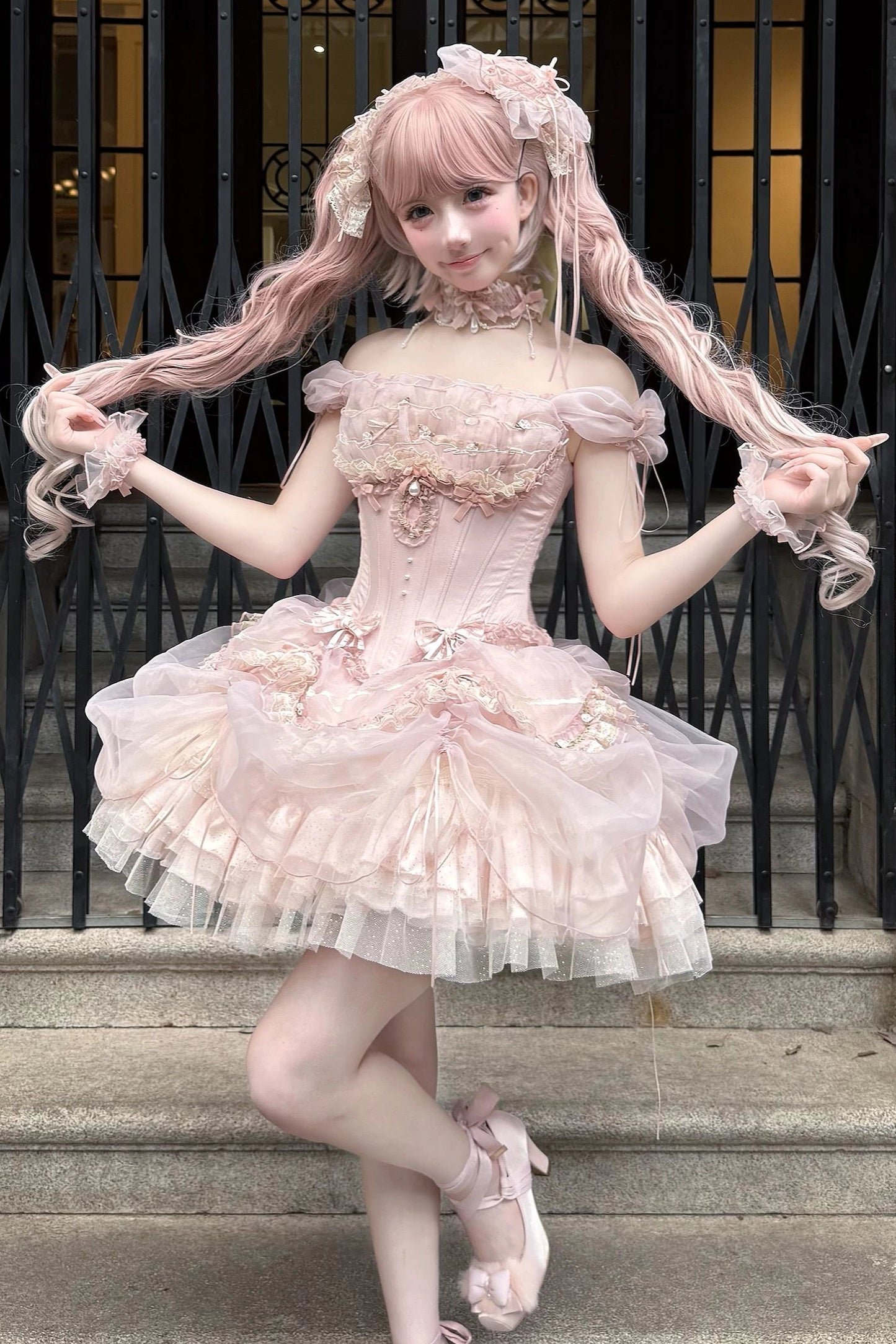 【5月13日预订截止】粉色芭蕾洛丽塔系列配饰