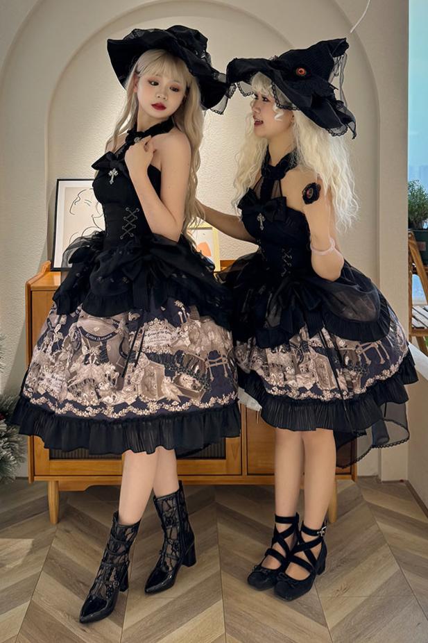 [Reservation deadline on October 13] Mystery Gothic Style Big Ribbon Hol Tadress