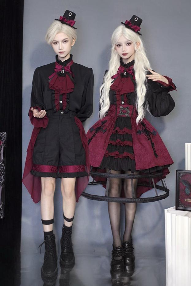 [September 15 Reservation Deadline] Nightmare Black Red Gothic Tsu Ins Prince Suit