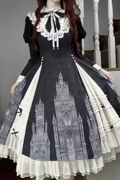 [Reservation deadline on October 22] Church Bell Elegant Gothic Classical Dress