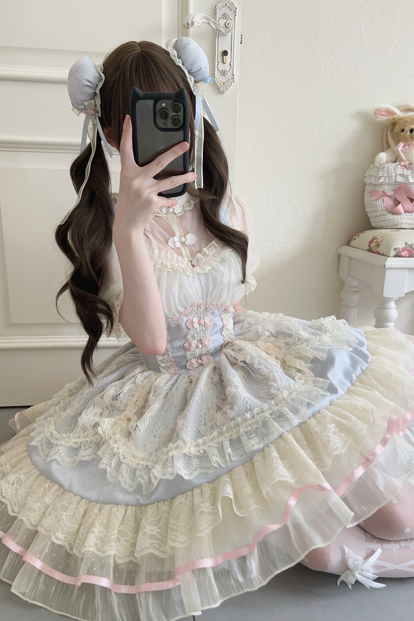 Sweet Ballet Style Lolita Suspender JSK Dress