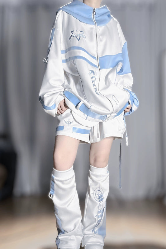 アクアサブカルジャケット+パンツ+レッグウォーマー