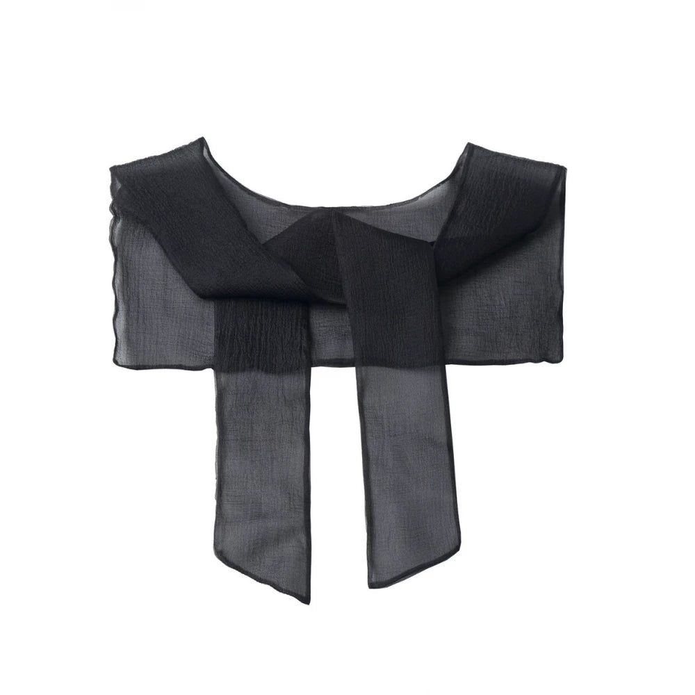 Completo stile bambola soffice con nastri trasparenti