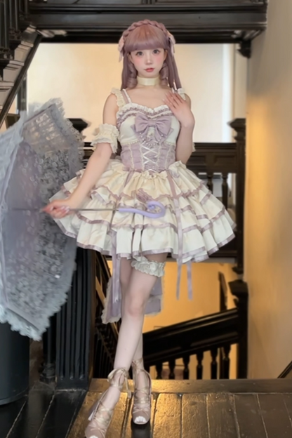 [Reservation Deadline: March 29] Sweetheart Mousse Lolita Bustier Dress