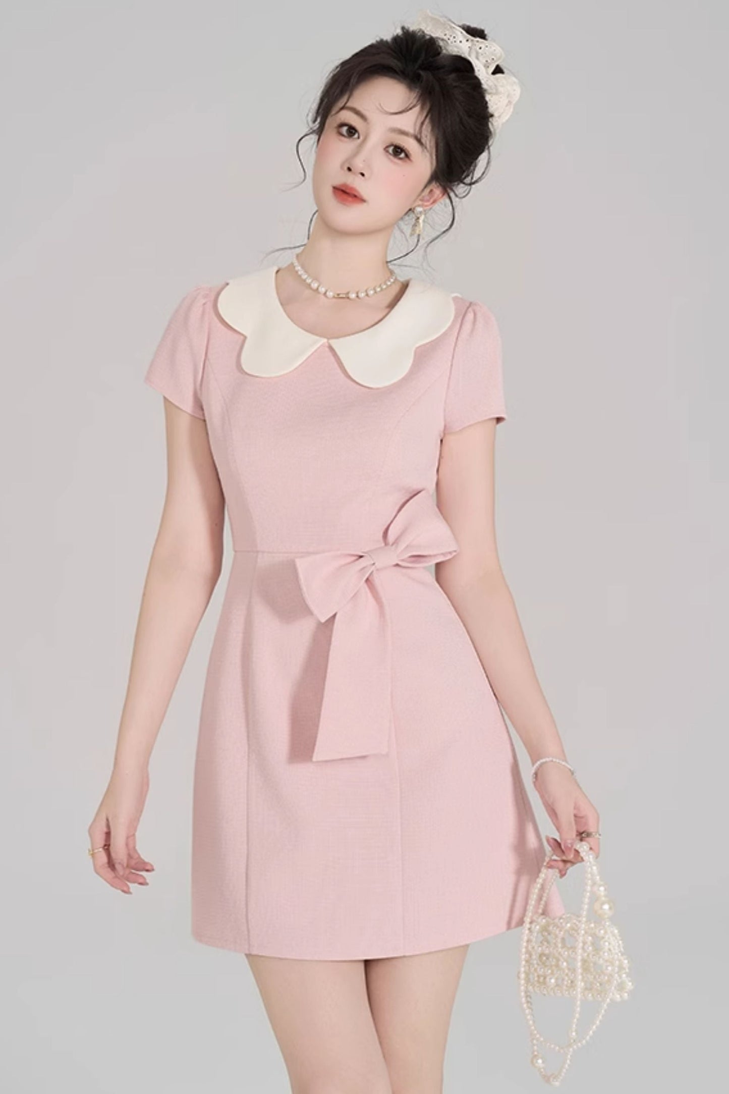 ドールカラースイートフリルリボンドレス