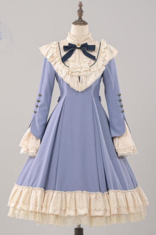 [Reservation deadline on October 22] Aria Elegant College Style Princess Sleeve Dress Suit