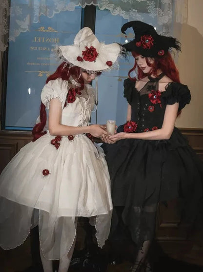[Spot] Witch Feast Girl Portal Halloween Gothic Style Lolita Original Design