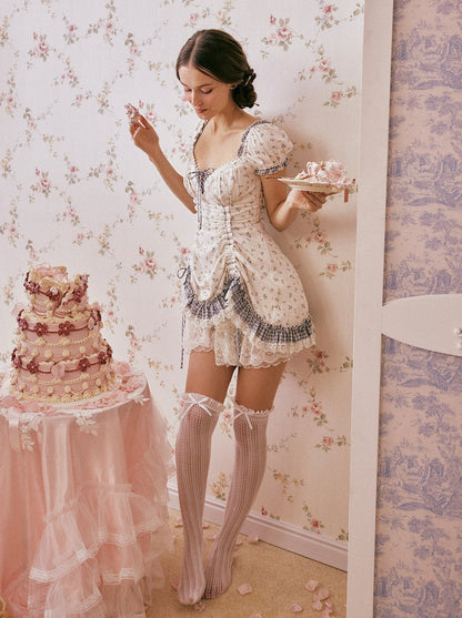 Retro Flower Sweet Doll Dress