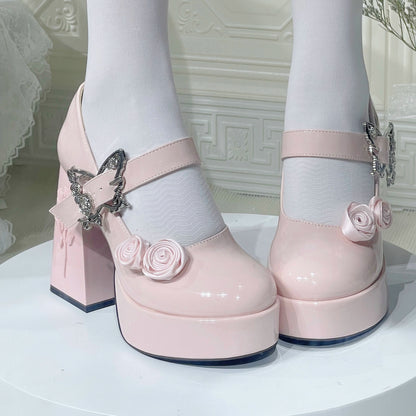 フローティングドリームランドプラットフォームブロックヒール