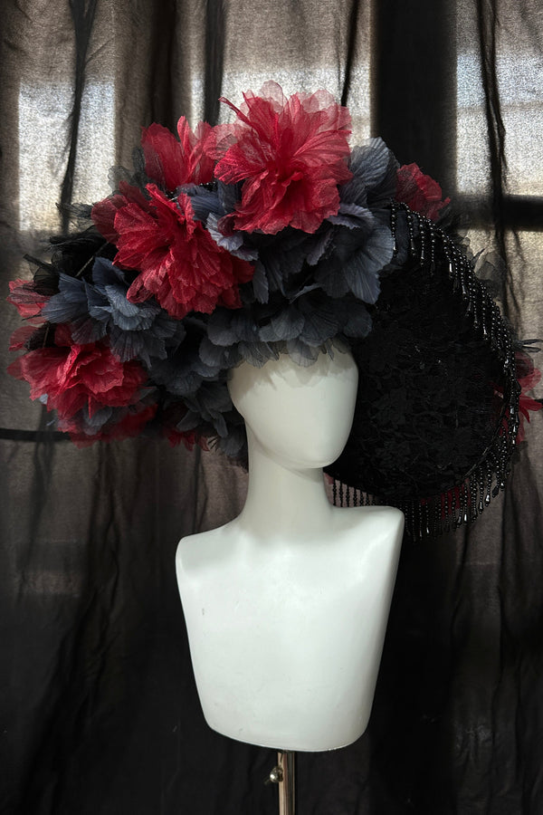 Dark Rose Gothic Lolita Hat